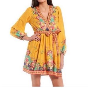 Antonio Melani midi hobo dress puffy sleeve size 6.